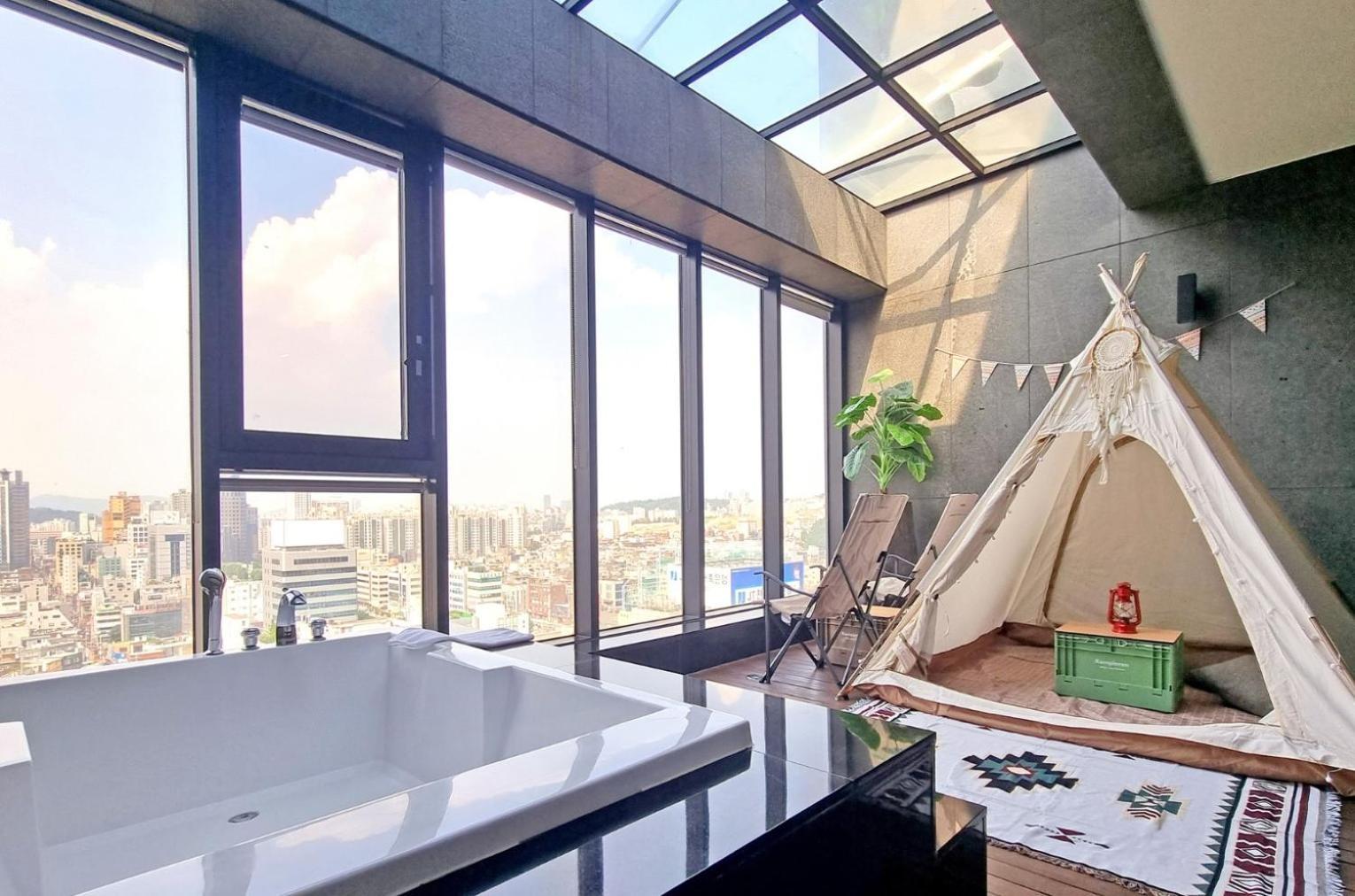 Sr Hotel Sadang Seul Exterior foto